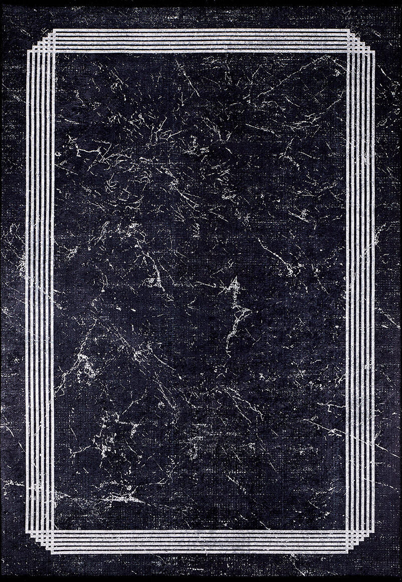 machine-washable-area-rug-Bordered-Modern-Collection-Black-JR1507
