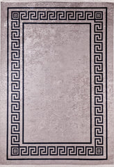 machine-washable-area-rug-Bordered-Modern-Collection-Bronze-Brown-JR592