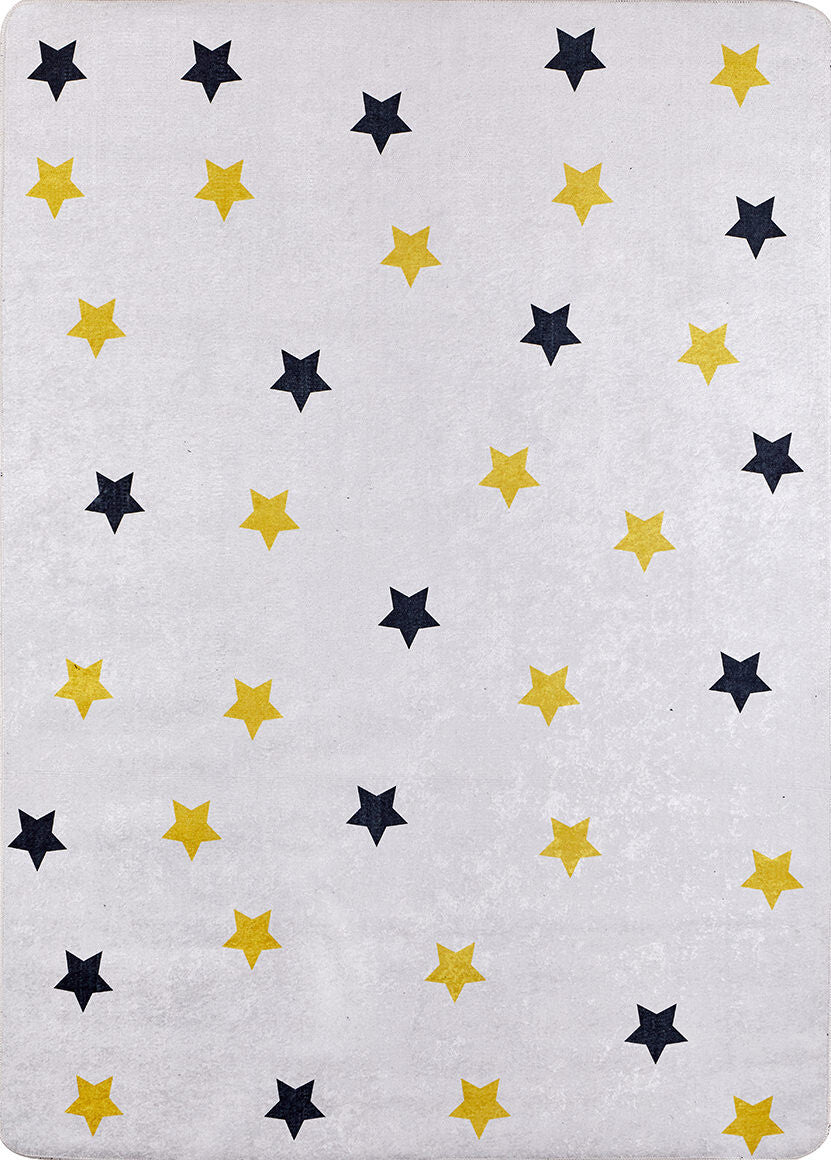 machine-washable-area-rug-Kids-Collection-Yellow-Gold-Gray-Anthracite-JRC005