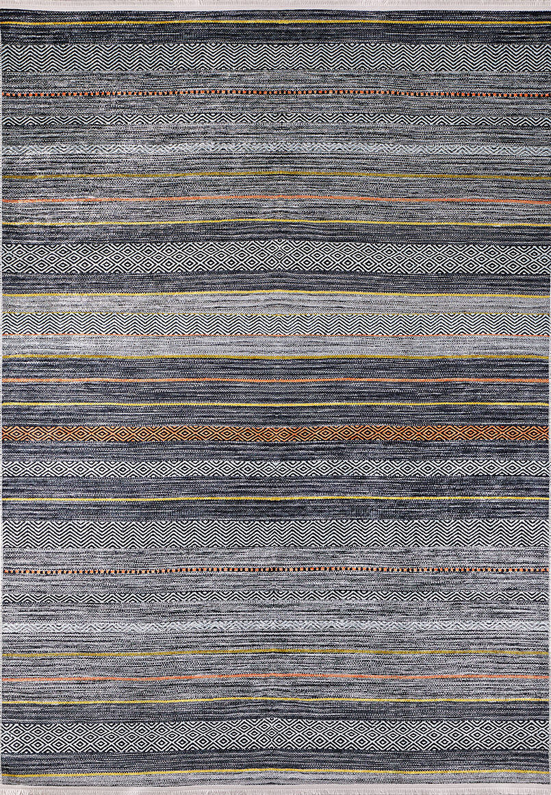 machine-washable-area-rug-Stripe-Modern-Collection-Gray-Anthracite-JR1548