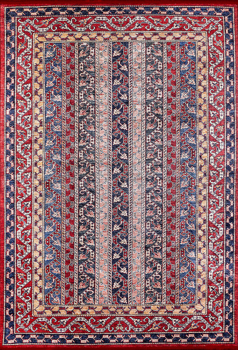 machine-washable-area-rug-Traditional-Collection-Red-JR41