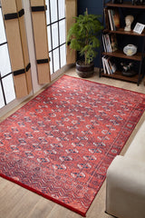 machine-washable-area-rug-Tribal-Ethnic-Collection-Red-JR1938