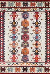 machine-washable-area-rug-Tribal-Ethnic-Collection-Multicolor-JR149
