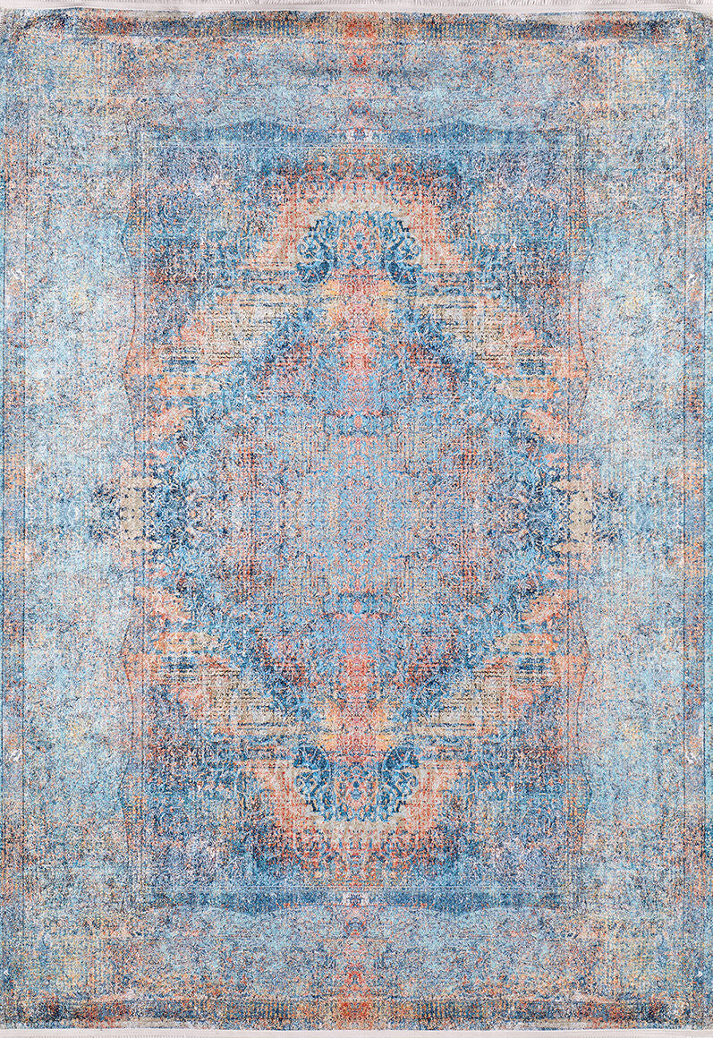 machine-washable-area-rug-Medallion-Collection-Blue-JR1511