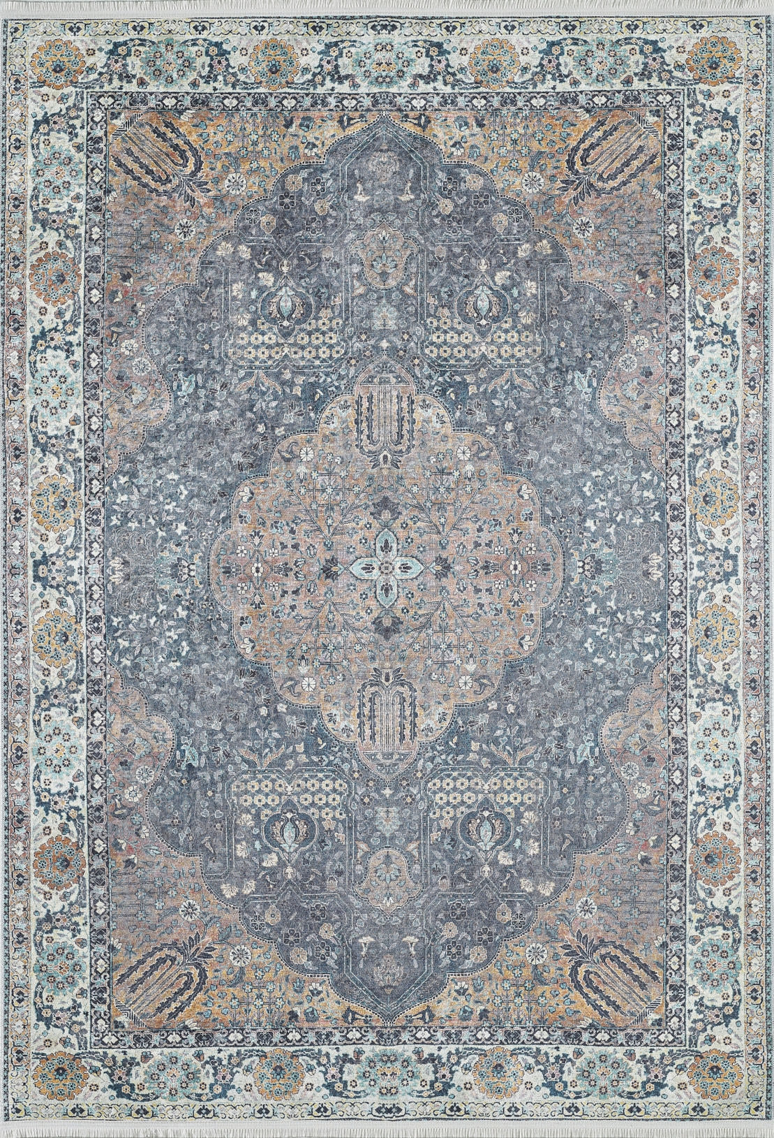machine-washable-area-rug-Medallion-Persian-Collection-Blue-Green-JR1970
