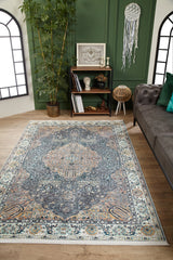 machine-washable-area-rug-Medallion-Persian-Collection-Blue-Green-JR1970