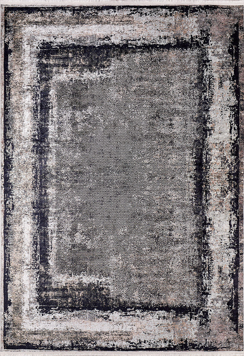 machine-washable-area-rug-Bordered-Modern-Collection-Bronze-Brown-JR1158