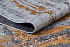 machine-washable-area-rug-Bordered-Modern-Collection-Gray-Anthracite-Orange-JR1198