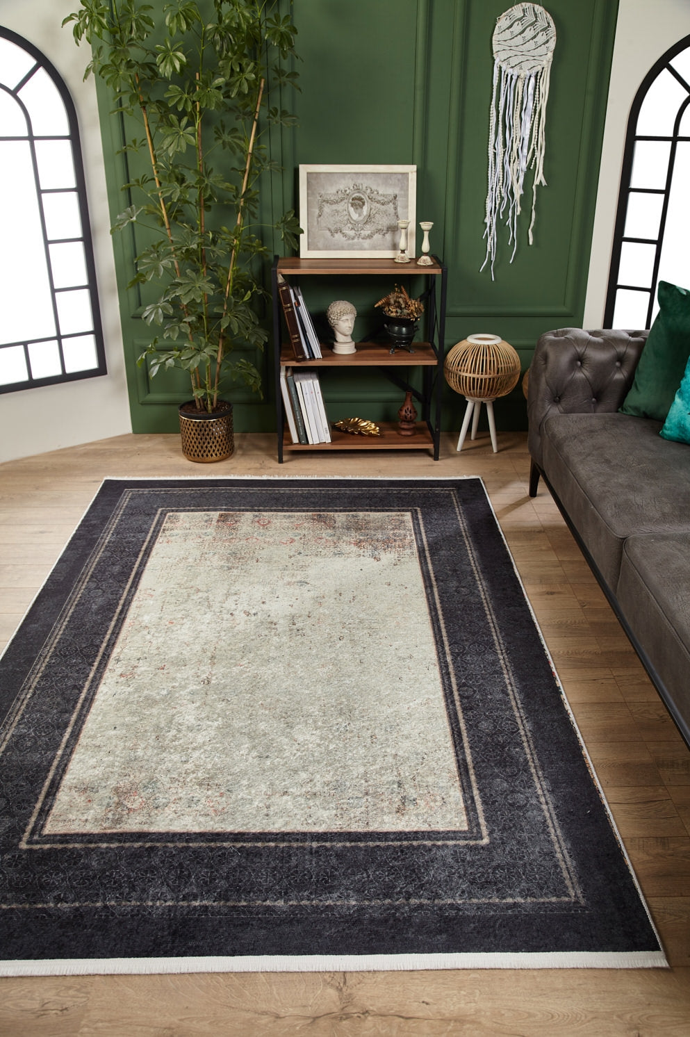 machine-washable-area-rug-Bordered-Modern-Collection-Gray-Anthracite-JR1755