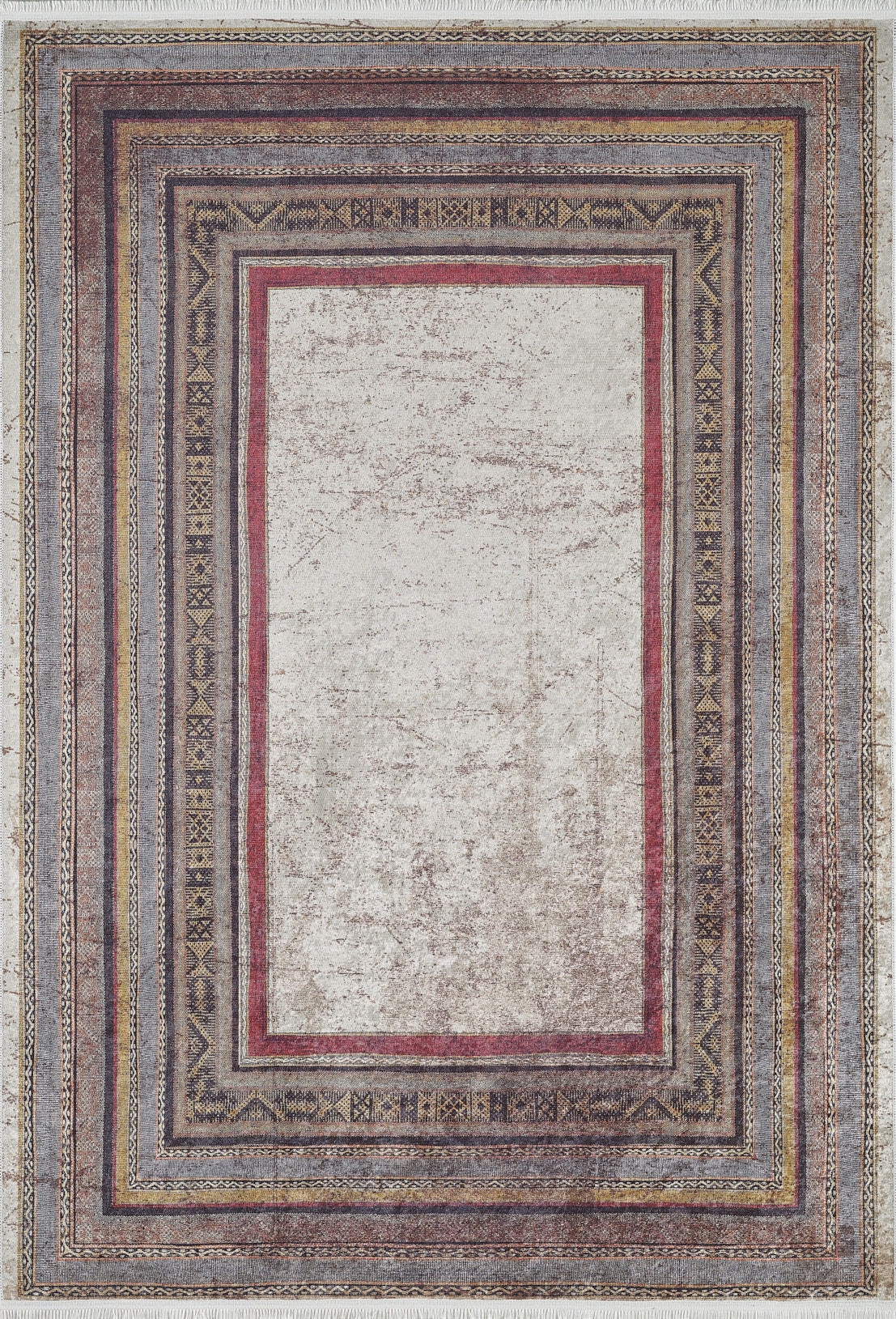machine-washable-area-rug-Bordered-Modern-Collection-Bronze-Brown-JR1979