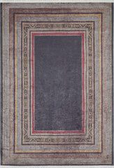 machine-washable-area-rug-Bordered-Modern-Collection-Bronze-Brown-JR1980