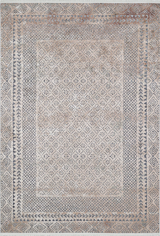 machine-washable-area-rug-Bordered-Modern-Collection-Bronze-Brown-JR1986