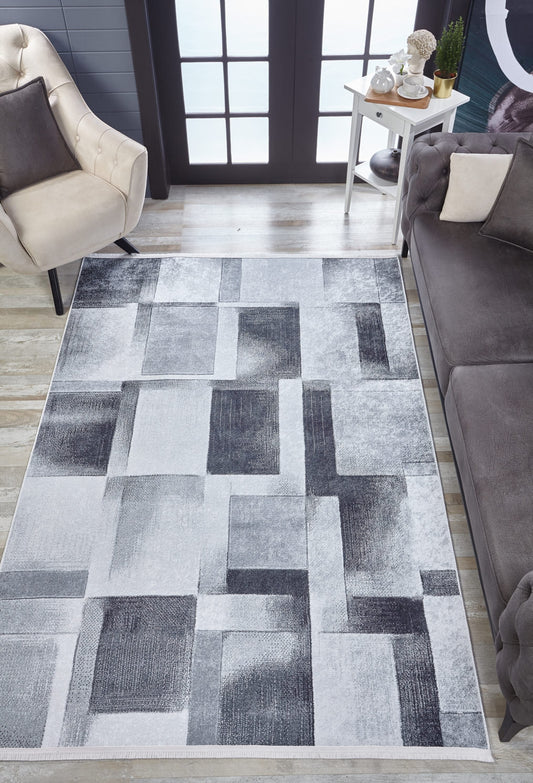 machine-washable-area-rug-Plaid-Modern-Collection-Gray-Anthracite-JR1579