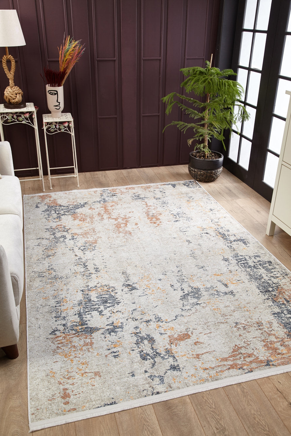 machine-washable-area-rug-Abstract-Modern-Collection-Cream-Beige-JR1636
