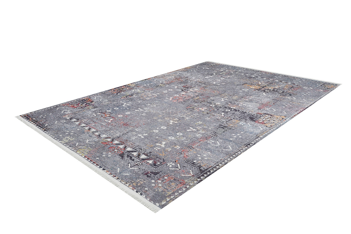 machine-washable-area-rug-Tribal-Ethnic-Collection-Gray-Anthracite-JR1662