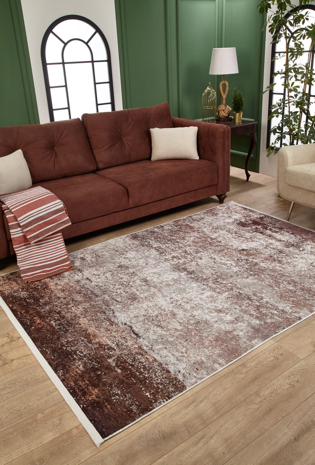 machine-washable-area-rug-Abstract-Modern-Collection-Bronze-Brown-JR1816