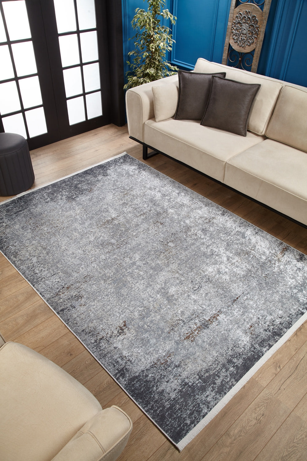 machine-washable-area-rug-Damask-Modern-Collection-Gray-Anthracite-JR1916