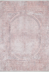 machine-washable-area-rug-Medallion-Collection-Pink-JR1924