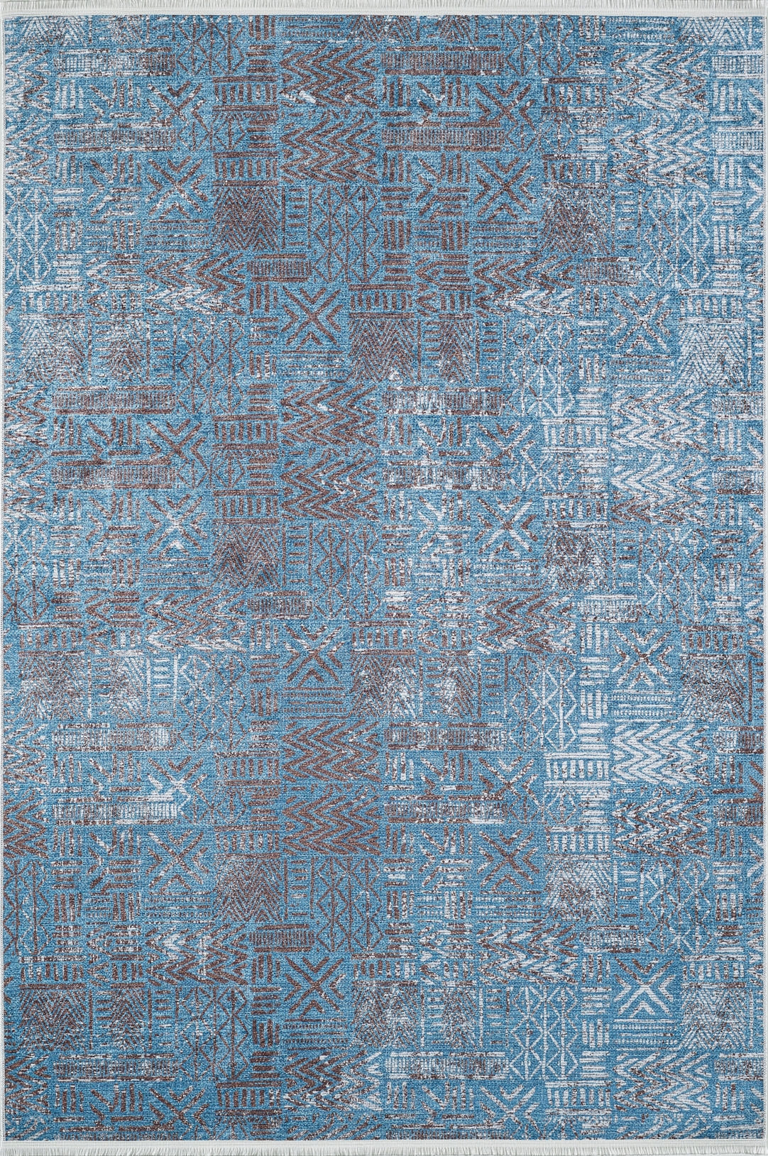 machine-washable-area-rug-Chevron-(v-şekli)-Modern-Collection-Blue-JR1997
