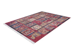 machine-washable-area-rug-Braided-Tassel-Collection-Red-JR5030