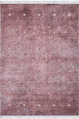 machine-washable-area-rug-Braided-Tassel-Collection-Bronze-Brown-JR5054