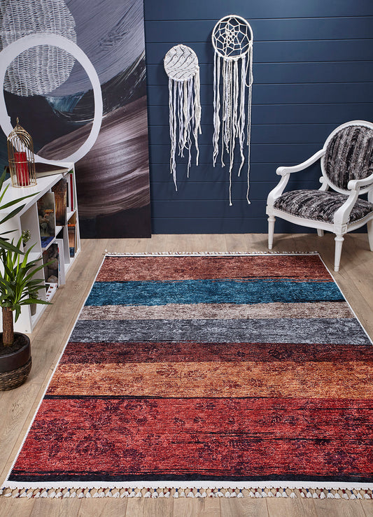 machine-washable-area-rug-Braided-Tassel-Collection-Multicolor-JR5056