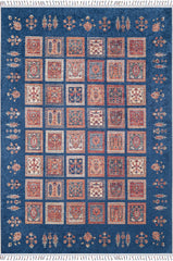 machine-washable-area-rug-Braided-Tassel-Collection-Red-Blue-JR5064