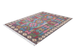 machine-washable-area-rug-Braided-Tassel-Collection-Pink-Multicolor-JR5068