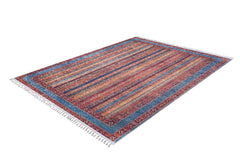 machine-washable-area-rug-Braided-Tassel-Collection-Red-Multicolor-JR5079