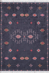 machine-washable-area-rug-Braided-Tassel-Collection-Black-JR5081