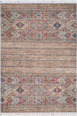 machine-washable-area-rug-Braided-Tassel-Collection-Bronze-Brown-JR5089