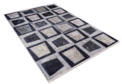 machine-washable-area-rug-Plaid-Modern-Collection-Gray-Anthracite-JR184
