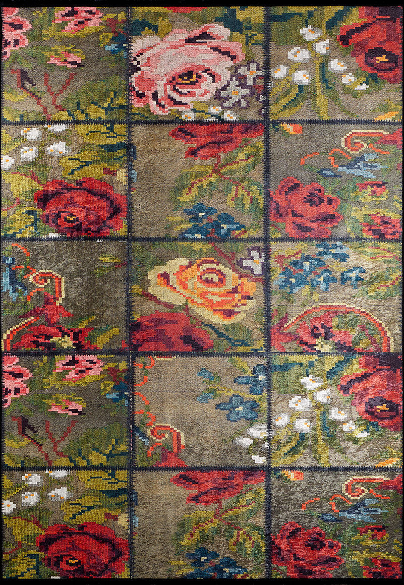 machine-washable-area-rug-Floral-Patchwork-Collection-Green-Multicolor-JR316