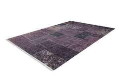 machine-washable-area-rug-Patchwork-Collection-Purple-JR1709