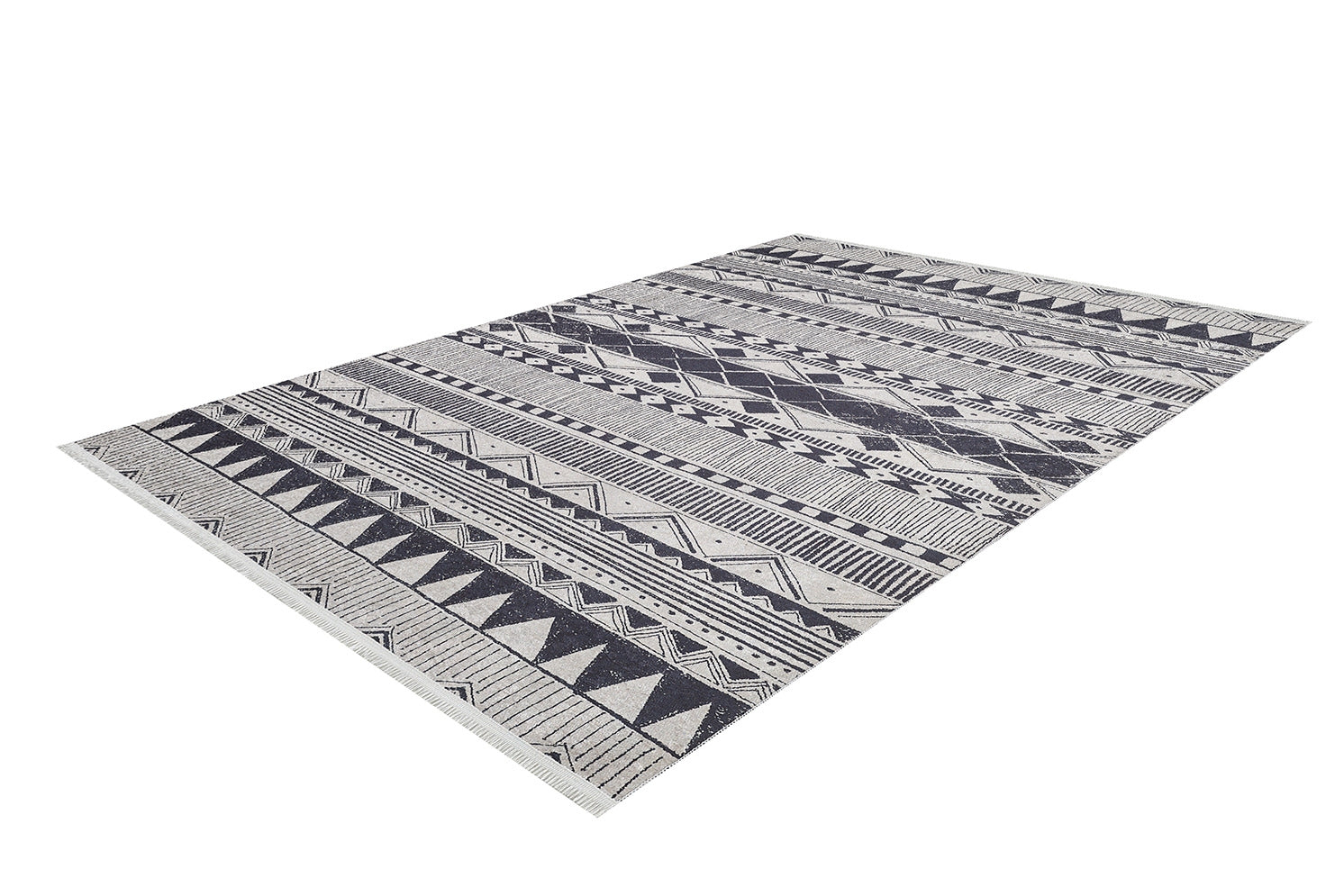 machine-washable-area-rug-Bohemian-Collection-Gray-Anthracite-JR1713