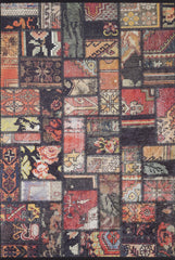 machine-washable-area-rug-Tribal-Ethnic-Patchwork-Collection-Multicolor-JR1965