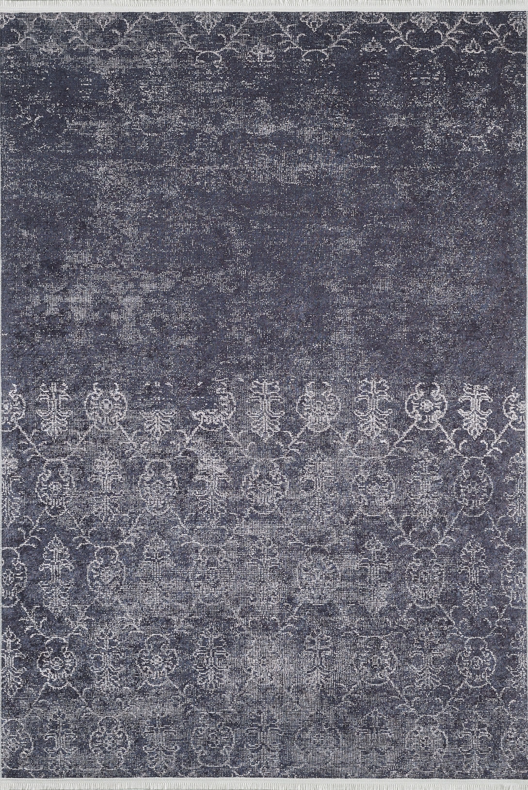 machine-washable-area-rug-Damask-Erased-Vintage-Collection-Gray-Anthracite-Black-JR1976